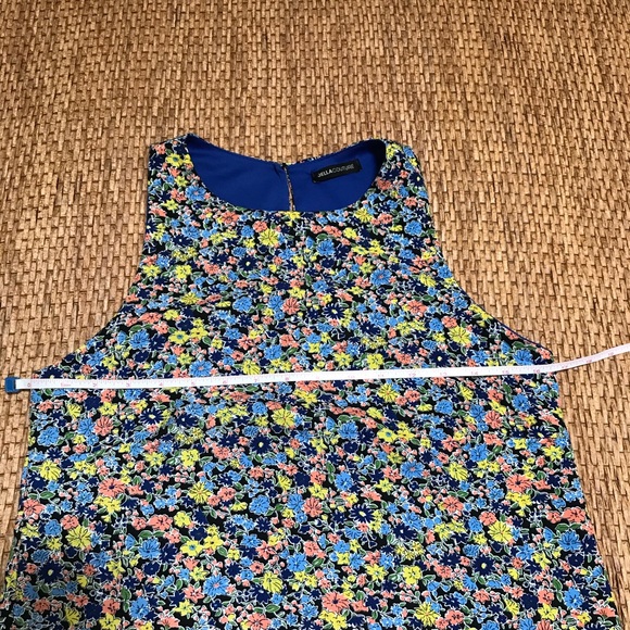 Jella Couture Dress Sleeveless Blue Floral Size S - Picture 7 of 8